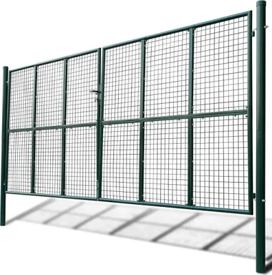 Image de VidaXL Portail de jardin (tressé / 415 x 250 cm / 400 x 200 cm)