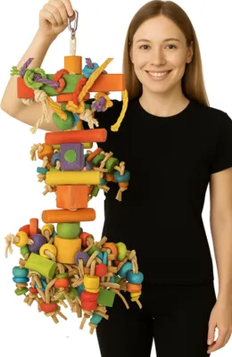Image de Jouet géant pour grands perroquets taille XXL