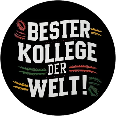 Produktbild von Bester Kollege der Welt - Runder Magnet mit Flaschenöffner