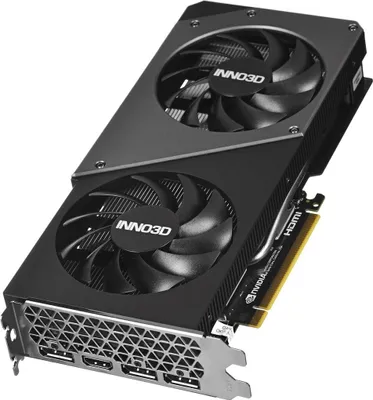Produktbild von INNO3D N40602-08D6X-173051N, GeForce RTX 4060, 8 GB, GDDR6, 128 Bit, 7680 x 4320 Pixel, PCI Express x8 4.0