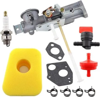 Produktbild von Luftfilter-Set 299437 297599 - Mit Dichtung, Kraftstofffilter, Luftfilter, für Briggs & Stratton 130201 130202 130207 130212