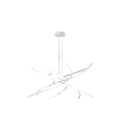 Obrázek produktu pro Zavěšení Moderní Tornado hliníková bílá led 69W D.80Cm teplé světlo