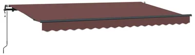 Zdjęcie produktu dla Markiza zwijana Brązowy 400 x 200 cm tkanina
