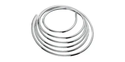 Immagine prodotto di SCHELL 487410699 Tubo di rame - forma ad anello - cromato Ø 10 mm x lunghezza 5 m / Tubo acqua / Tubo / Tubo di rame a spirale
