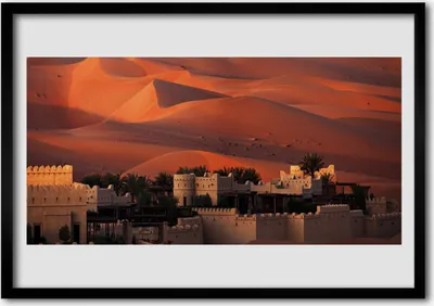 Produktbild von Bild 70x50 MDF-Rahmen Wandkunst Stadt, Architektur,
