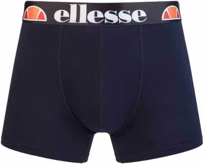 Image de Boxers pour hommes ellesse MILLARO, lot de 6 - Boxers, logo, coton stretch noir/gris/marine S