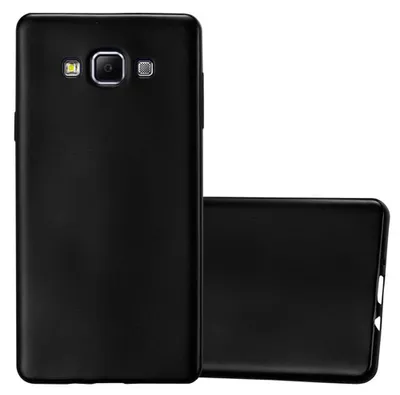 Immagine prodotto di Cadorabo copertura protettiva per Samsung Galaxy A7 2015 custodia in nero telefono cellulare TPU custodia in silicone custodia di copertura