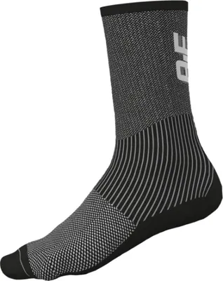 Produktbild von ALÉ Klassische Fahrradsocken - SAUVAGE - Schwarz/Weiß 36-39