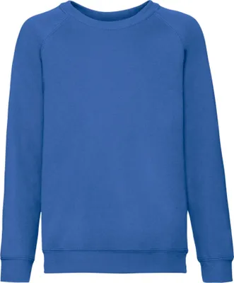 Produktbild von Fruit of the Loom - "Classic" Sweatshirt für Kinder  Raglanärmel RW9655 (164-170) (Königsblau)
