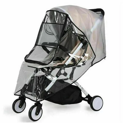 Produktbild von Universal Regenverdeck Regenschutz Regenhaube RegenplaneBaby Für Kinderwagen PVC