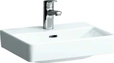 Produktbild von Laufen LF Pro S, Handwaschbecken, 81596.1, 1 Hahnloch, m. Überlauf, 450 x 340, weiß, 1 Stk.