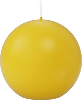 Produktbild von Kugelkerzen Dotter Gelb Ø 80 mm, 6 Stück