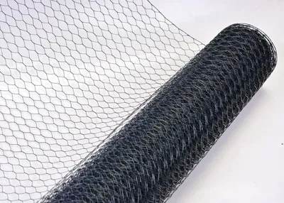 Produktbild von Sechseckgdraht Kaninchendraht anthrazit Maschenweite 25 mm - Höhe 300 mm - Länge 25 m