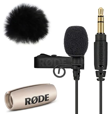 Image de Microphone Rode Lavalier GO avec MicDrop et bonnette anti-vent