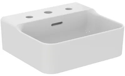 Image de Ideal Standard Conca Lave-mains, 3 trous pour robinet, 400x350x165 mm, T381001