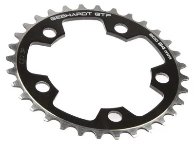 Produktbild von Gebhardt Kettenblatt, 32 Zähne, 94 mm, 5 Arme, schwarz