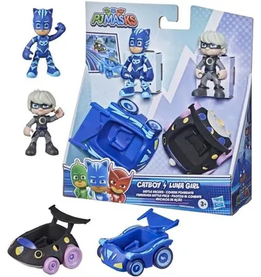 Zdjęcie produktu dla PJ MASKS figurki i pojazdy CATBOY i LUNA GIRL HASBRO F2840 PIDŻAMERSI