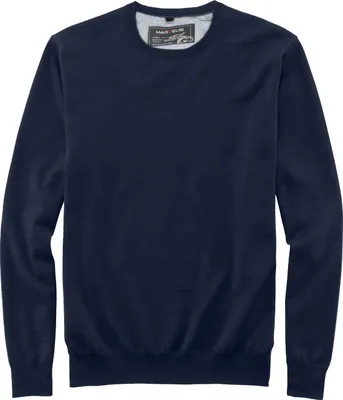Produktbild von MARVELIS modern fit trui katoen, O-hals, marine blauw