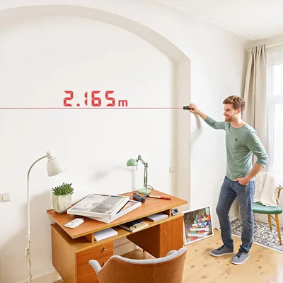 Image de Télémètre laser Bosch Zamo - Précision de 3 mm - Portée de 25 m - Rechargeable par USB