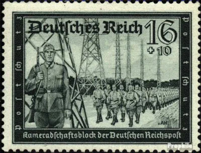 Produktbild von Briefmarken Deutsches Reich 1939 Mi 710 postfrisch Kameradschaftsblock