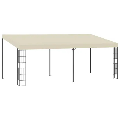 Produktbild von Wand-Pavillon 3x6 m Creme Stoff