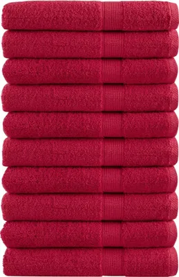 Obrázek produktu pro Premium ručníky SOLUND 10 ks červené 100 x 200 cm 600 g/m²