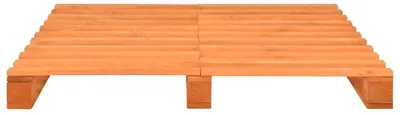 Produktbild von vidaXL Palettenbett Braun Massivholz Kiefer 120×200 cm