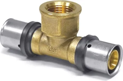 Produktbild von Pressfitting T-Stück 26 x 3 - 1/2" IG - 26 x 3
