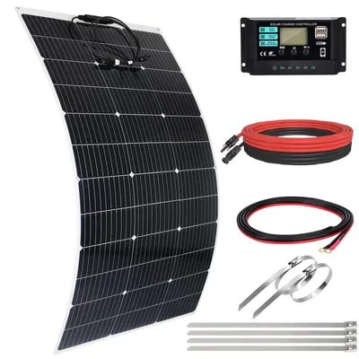 120W 12V flexibles Solarpanel-Kit mit 30A Laderegler