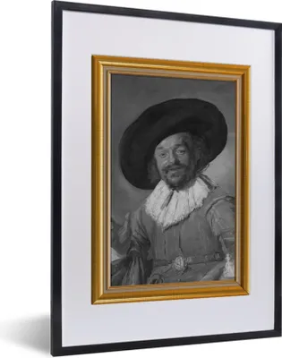 Produktbild von MuchoWow® Gerahmtes Poster Kunstwerke - Alte Meister - Liste - Gold 30x40 cm - Poster mit Schwarzem Bilderrahmen Wandposter Rahmen Foto Bilder - Wandposter Schlafzimmer