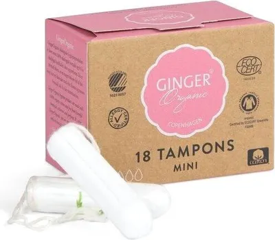 Produktbild von Ginger Organic Tampons - Organisch Baumwolle - Mini