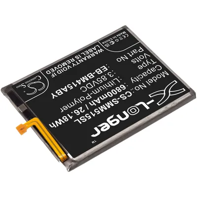 Produktbild von TECHTEK Akku Kompatibel mit [Samsung] Galaxy M51, SM-M515, SM-M515F/DSN Ersetzt EB-BM415ABY