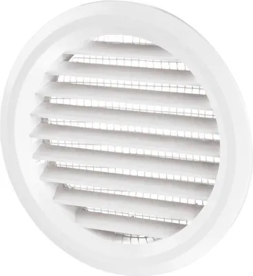 Immagine prodotto di Griglia di ventilazione bianca Griglia rotonda Griglia per l'aria di scarico Griglia per l'aria di mandata Zanzariera