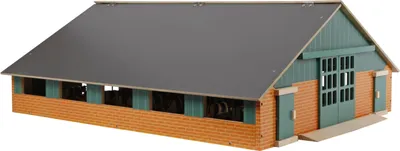 Produktbild von Van ManenViehstall Holz 73x60x27 cm im Maßstab 1:32
