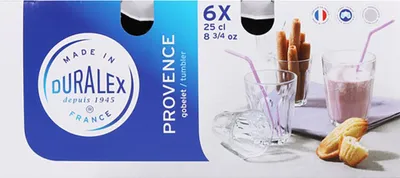 Obrázek produktu pro Sklenice Duralex Provence 25cl (6 kusů)