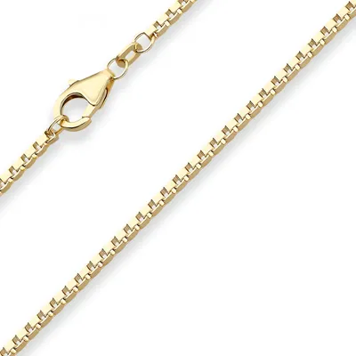 Produktbild von 1,8mm Veneziakette Goldkette Collier Halskette aus 585 Gold Gelbgold 55cm