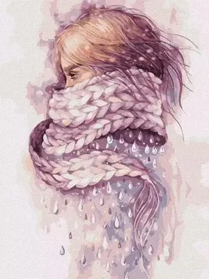 Produktbild von Malen nach Zahlen – Winterstille 30 x 40 cm – Ideyka