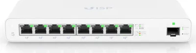 Image de Switch Ubiquiti 8 ports Gigabit Ethernet PoE Blanc (UISP-S-EU)
