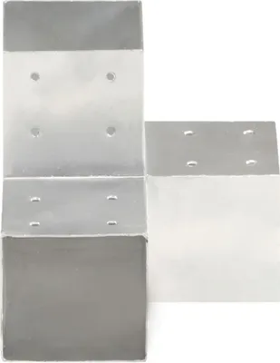 Obrázok produktu pre vidaXL Post Connector Y-Form Pozinkovaný kov 101 x 101 mm