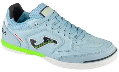 Produktbild von Joma - Herren Hallenfußballschuhe "Top Flex", Narbiges Leder PP6687 (42 EU) (Blau)