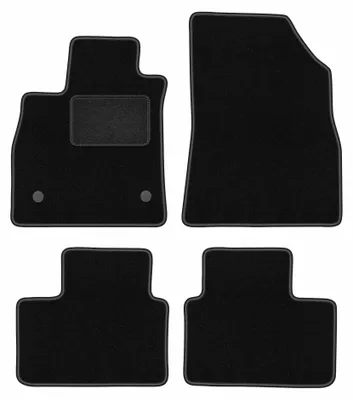 Immagine prodotto di Tappetini in moquette per Renault Talisman 2015- (berlina/station wagon) – set 4 pezzi, neri, su misura – Wielganizator LUX