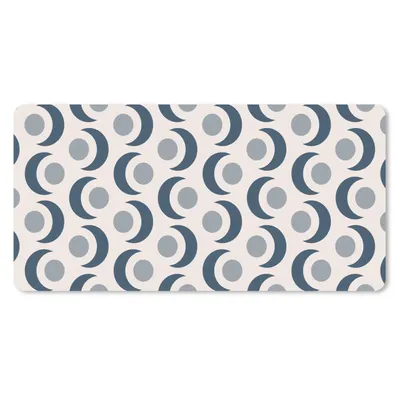 Produktbild von MuchoWow® Mauspad Mousepad Mond - Design - Kreis 60x30 cm - Mousepads - Maus Mat - Pad - Mausunterlage - Nachhaltig