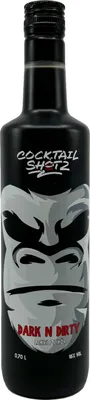 Produktbild von Cocktail Shotz Dark n Dirty Lakritzlikör Lakritzschnaps 0,7l 16%vol.