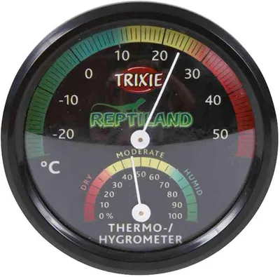 Productafbeelding van Thermometer en hygrometer - analoog - Ø 7,5 cm - meetbereik -25 tot +55 °C