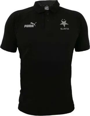 Produktbild von Herren Polo Shirt Slavia Puma Teamfinal Casual Polo Schwarz, S