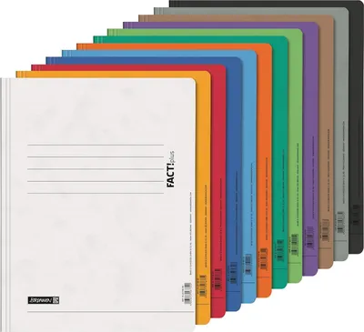 Produktbild von Brunnen Schnellhefter Pappe 12er-Set A4 FACT!plus