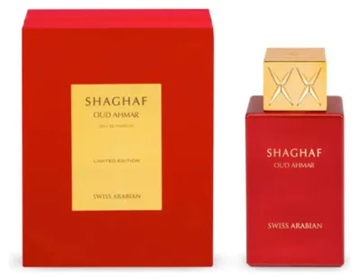 Imagen del producto de Swiss Arabian Shaghaf Oud Ahmar, Eau de Parfum, Edición Limitada, 75 ml, spray