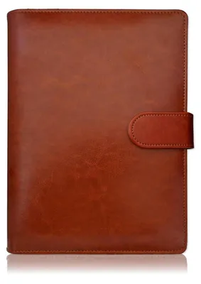 Produktbild von Ringbuch A5 Nachfüllbar 6 Loch Binder Organizer Braun Kunstleder