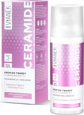 Image de Vianek Hero Ceramide Face Cream avec 2% de céramides, 50 ml