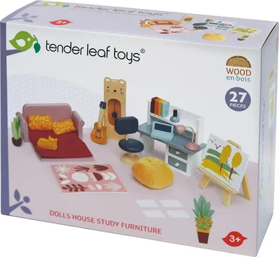 Productafbeelding van Tender Leaf Toys, Studiehoek voor kinderen, Meubelset, geschikt voor kinderen vanaf 3 jaar